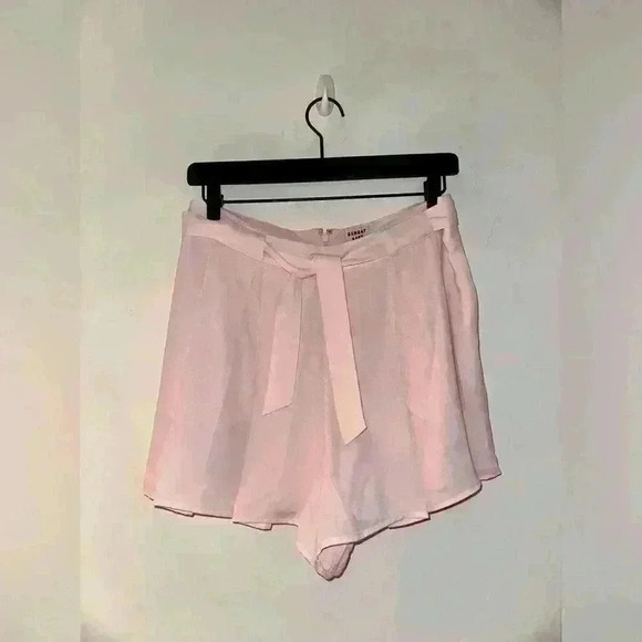 Sunday Best, Flowy Shorts with Belt attached, Size 10 in Baby Pink, Never Worn